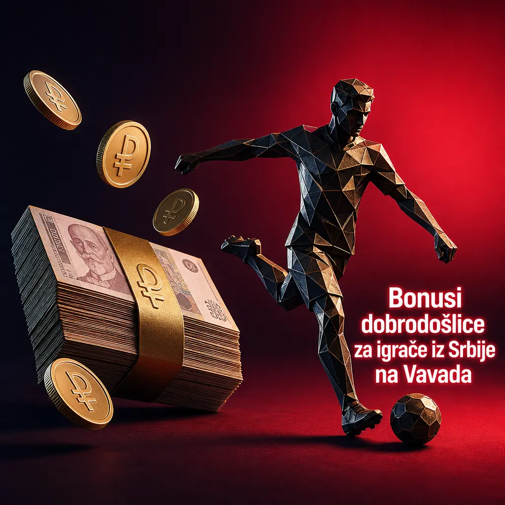 Bonusi dobrodošlice na Vavada za igrače iz Srbije: kazino bonus do RSD 60.000 sa spinovima i bonus za sportsko klađenje do RSD 12.000.