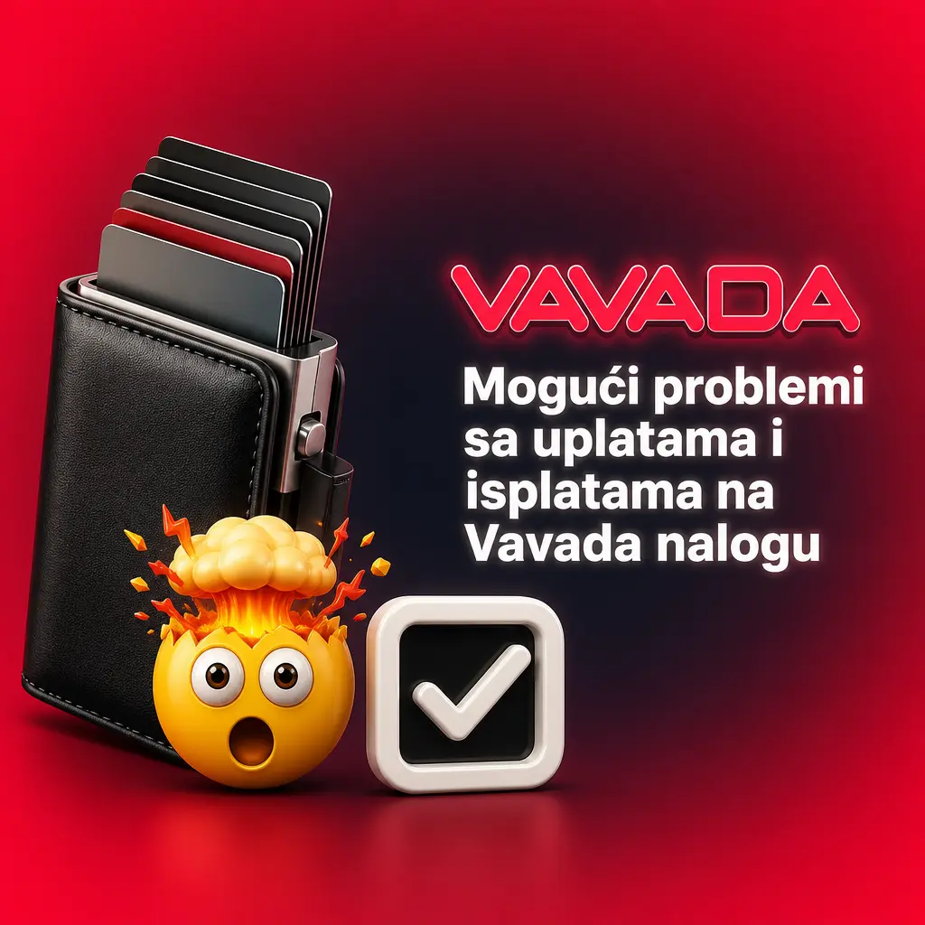 Problemi sa uplatama i isplatama na Vavada nalogu: odbijena kartica, kašnjenje depozita, nepotpuna verifikacija i greške sa adresom novčanika.