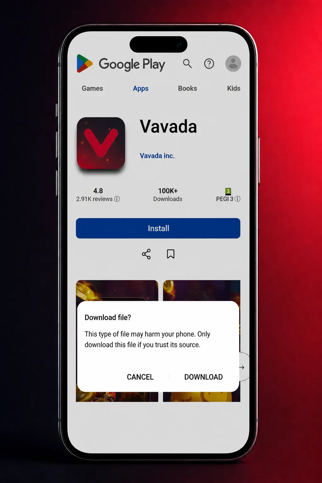 Preuzimanje Vavada APK fajla na Android telefonu u četiri jednostavna koraka za instalaciju aplikacije
