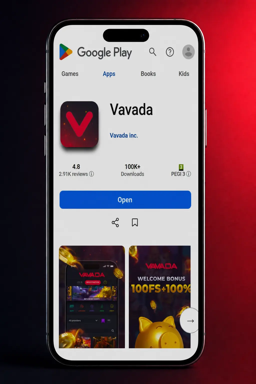 Preuzimanje Vavada APK fajla na Android uređaj u 4 koraka