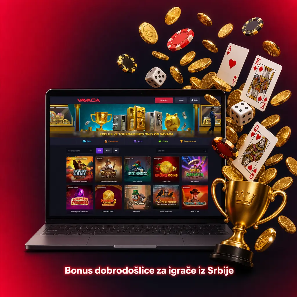 Vavada casino bonus dobrodošlice: 100% do 100 EUR i 100 besplatnih obrtaja na slotu Fire Joker za igrače iz Srbije.