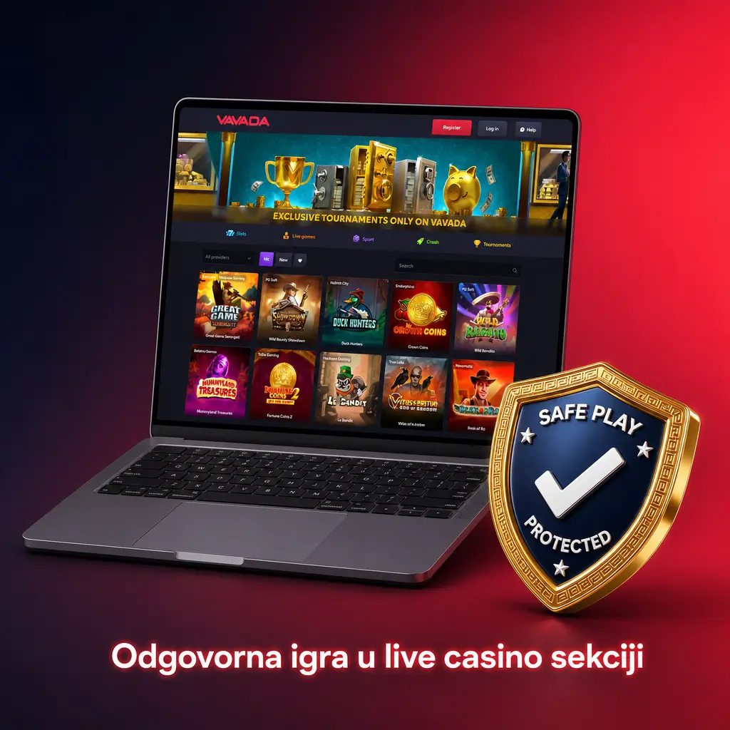 Odgovorna igra u live casino sekciji Vavada - podešavanje limita uplate, opklada i vremena sesije za sigurnije kockanje