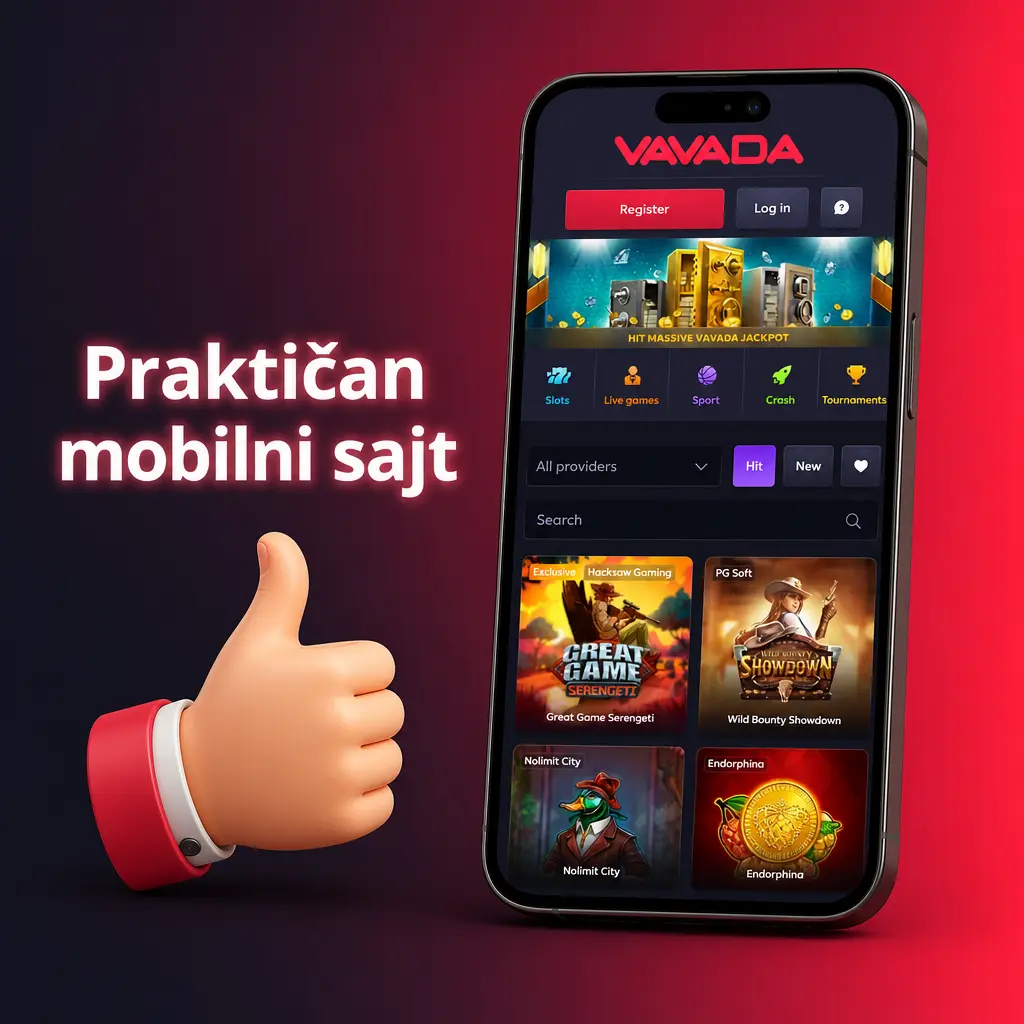 Vavada casino mobilni sajt bez preuzimanja - pristup igrama, live kazinu i slotovima direktno iz pregledača