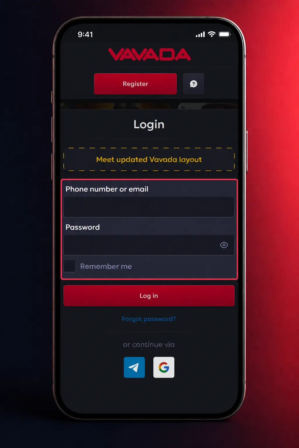 Vavada prijava putem Android aplikacije korak po korak
