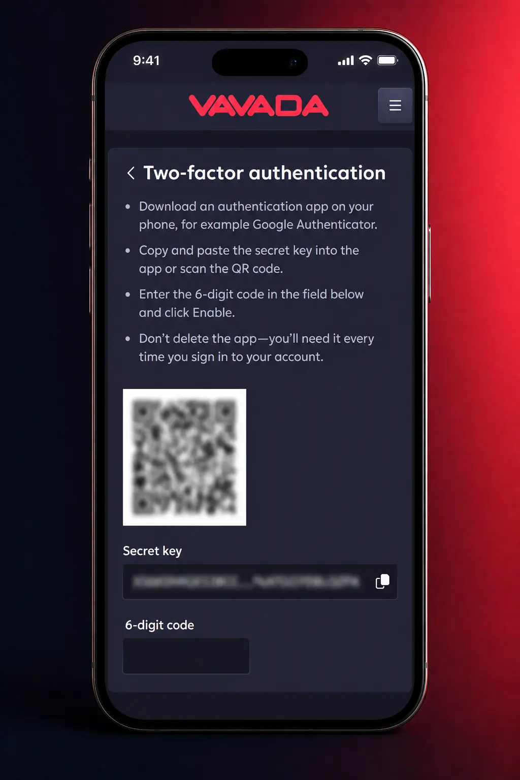 Vavada prijava putem Android aplikacije korak po korak