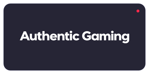 Logo Authentic Gaming, provajdera live kazino igara na Vavada Srbija